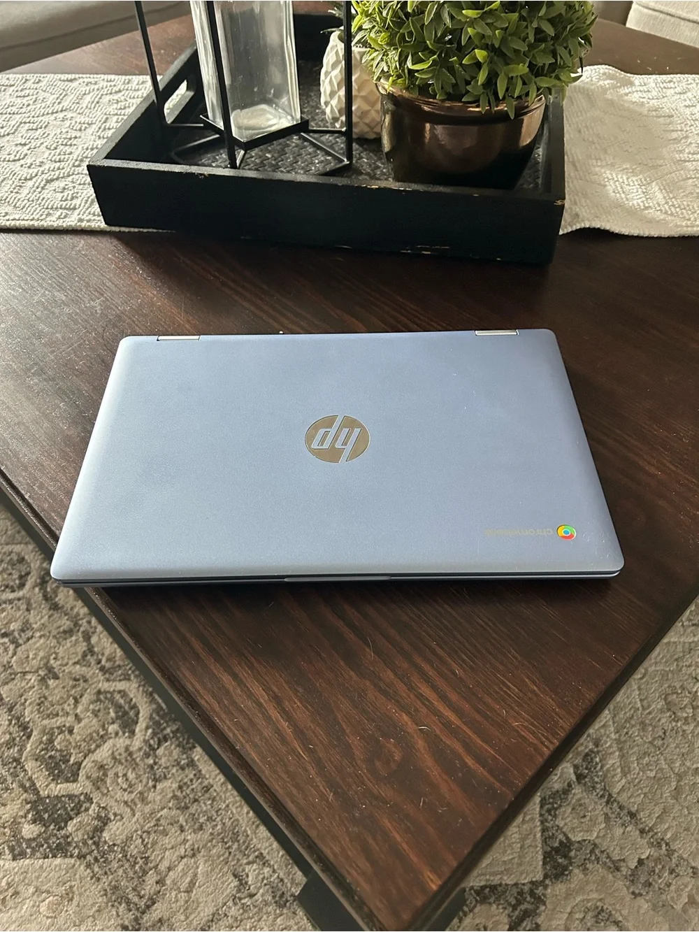 HP Convertible Chromebook Laptop in Powder Blue